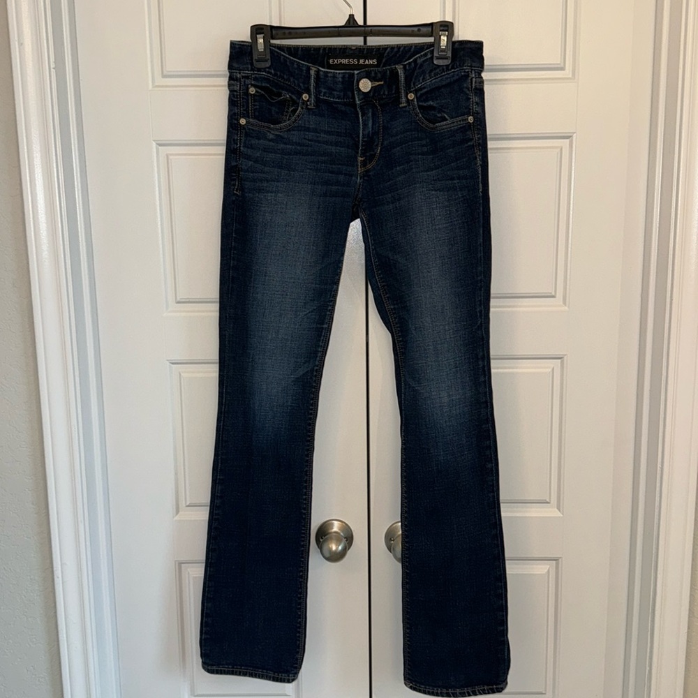 Express Barely Boot Jeans